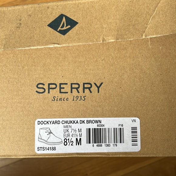 NWT sperry dockyard boot, men’s 8.5 - Picture 3 of 7